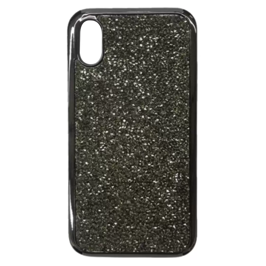 iPhone XS Max Glitter Bling Case Black